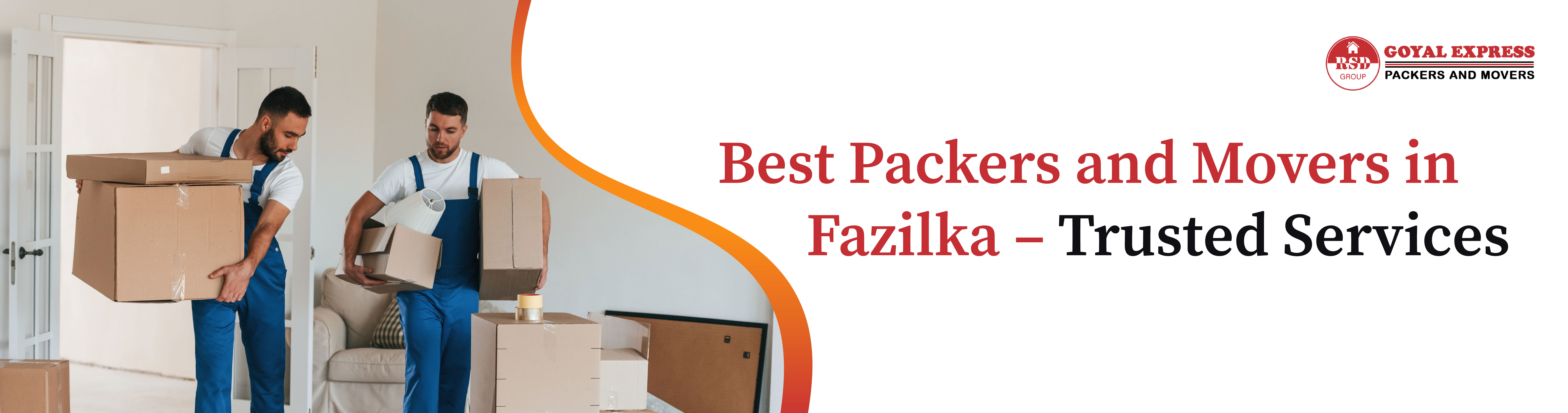 Best Packers and Movers in Fazilka – Trusted Services